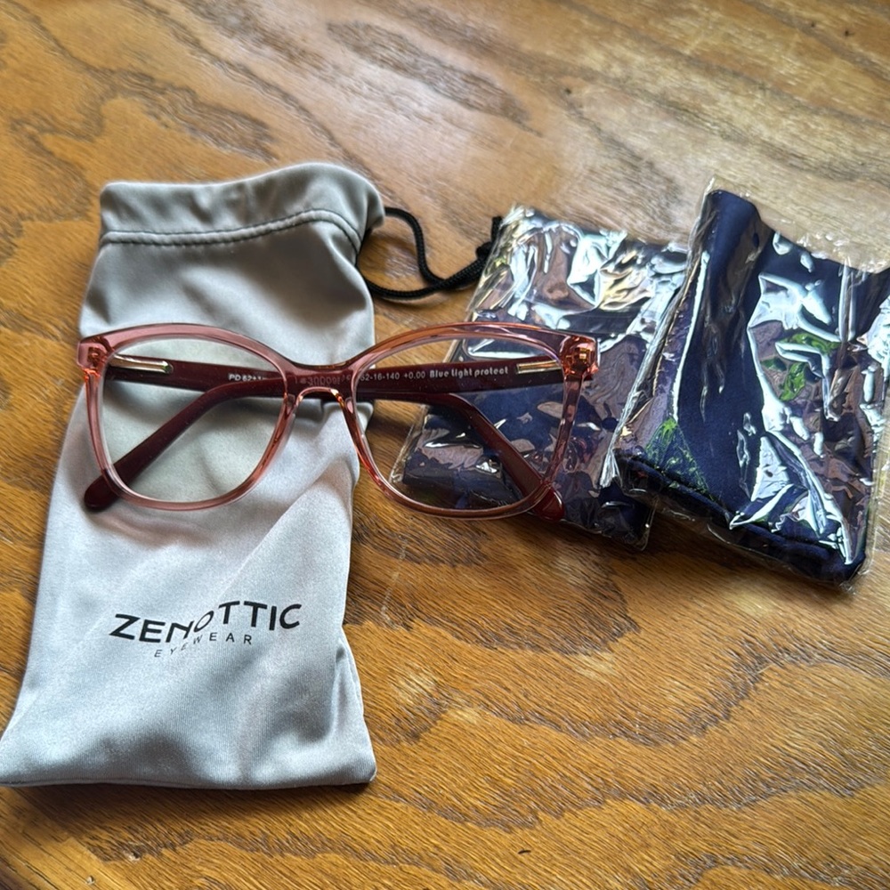 Zenottic Eyewear Pink Glasses